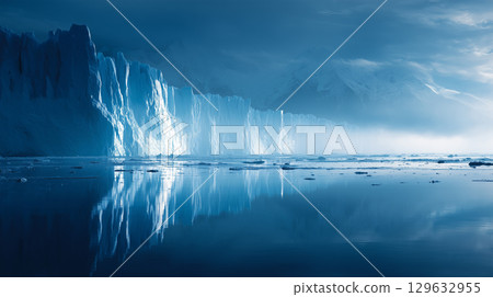 The mysterious blue ice world of Patagonia 129632955