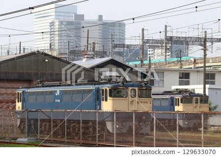 等待在 JR 大宮製作所(埼玉縣埼玉市大宮區)拆解的 EF65-1000 系列車 等待在 JR 大宮製作所(埼玉縣埼玉市大宮區)拆解的 EF65-1000 系列車 129633070