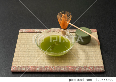 抹茶茶道，日本茶道，抹茶 129633899