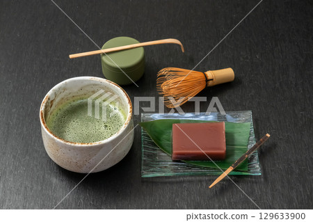 抹茶茶道，日本茶道，抹茶 129633900