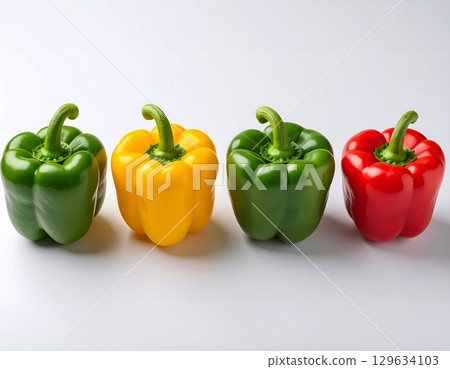 彩色辣椒粉背景 129634103