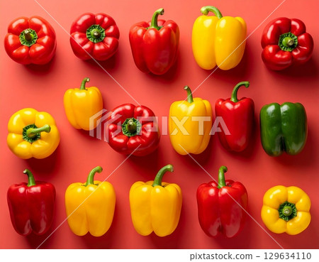 彩色辣椒粉背景 彩色辣椒粉背景 129634110