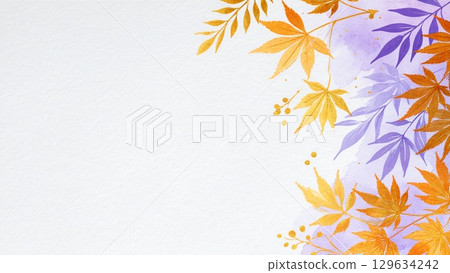 典雅的秋天背景例證 129634242