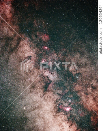 Center of the Milky Way Galaxy 129634264