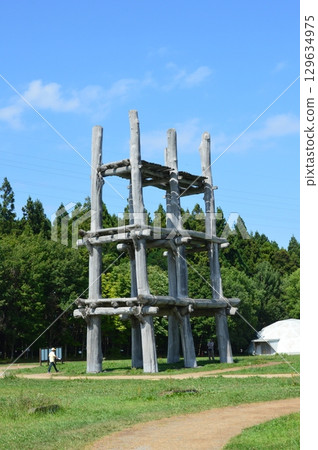 大型鑽柱建築(三上丸山遺址/青森縣青森縣,Sansui Maruyama Maruyama) 大型鑽柱建築(三上丸山遺址/青森縣青森縣,Sansui Maruyama Maruyama) 129634975