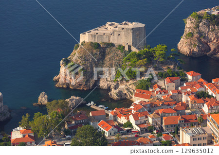 Fort Lovrijenac and Red Roofs, Dubrovnik, Croatia 129635012