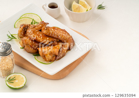 雞翅 檸檬 蜜汁 照燒 烤肉 Teriyaki chicken wing 蜂蜜漬けチキンウィング 雞翅 檸檬 蜜汁 照燒 烤肉 Teriyaki chicken wing 蜂蜜漬けチキンウィング 129635094