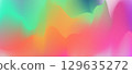 Vibrant abstract gradient background with colorful smooth blending shapes in pink orange green and 129635272