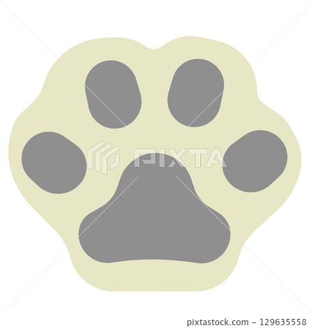 Illustration of paws 129635558