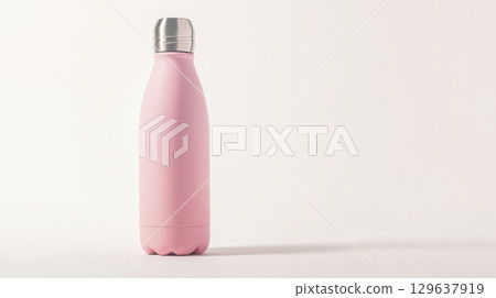 Modern hydration accessory styled simple for e-commerce and advertising visuals Modern hydration accessory styled simple for e-commerce and advertising visuals 129637919
