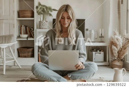 Warm Morning Laptop Session 129639322