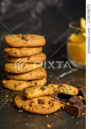 Chocolate chip cookies Chocolate chip cookies 129639670