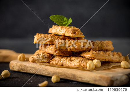 Cookies with hazelnuts Cookies with hazelnuts 129639676