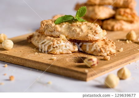 Cookies with hazelnuts Cookies with hazelnuts 129639677