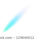 Y2K gradient shapes with blue blur colors. Abstract, fluid color. Flat vector illustration isolated on white. 129640012