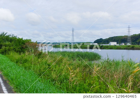 Kashima River, Sakura City, Chiba Prefecture August 2025 129640465