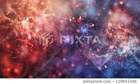 Resembling a galaxy brimming with countless stars, it is a majestic sight 129641486