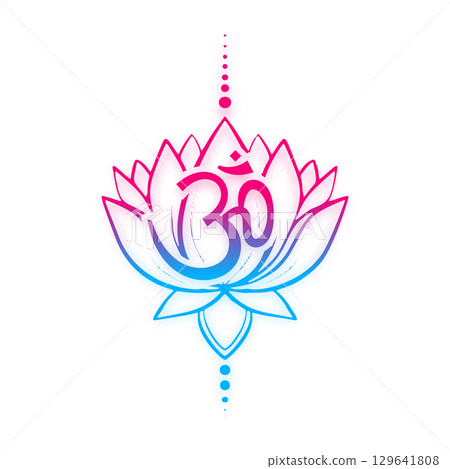 hindu religious symbol background a spiritual journey of faith and belief 129641808