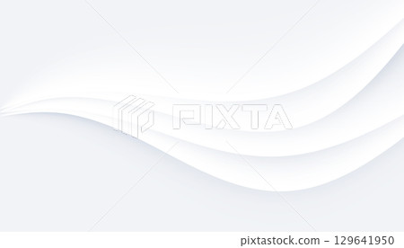 soft and smooth neumorphic fluid banner for beautiful backdrop 129641950