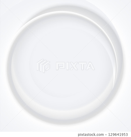 empty round shape with smooth shadow for neumorphic design empty round shape with smooth shadow for neumorphic design 129641953