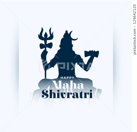 maha shivratri hindu festival of shiv shankar mahadev background maha shivratri hindu festival of shiv shankar mahadev background 129642120