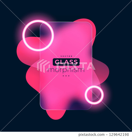 futuristic glass morphism background with glowing gradient fluid effect futuristic glass morphism background with glowing gradient fluid effect 129642198