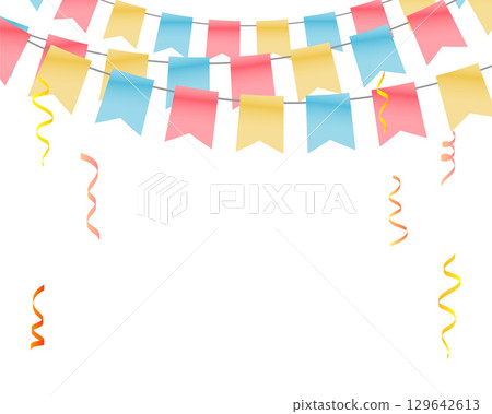 decorative party flags background for your event celebrate in style 129642613