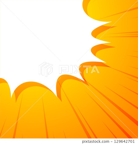 eye catching blank dialog box comic background in pop art 129642701