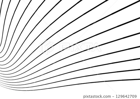 abstract and modern smooth black lines motion background 129642709