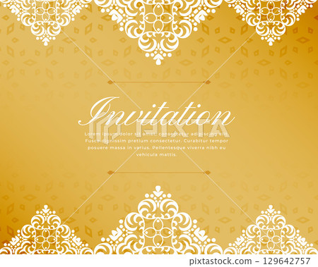 ethnic floral border background add classic touch to design ethnic floral border background add classic touch to design 129642757