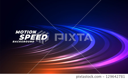 colorful light trail perspective wallpaper with glowing neon effect colorful light trail perspective wallpaper with glowing neon effect 129642781
