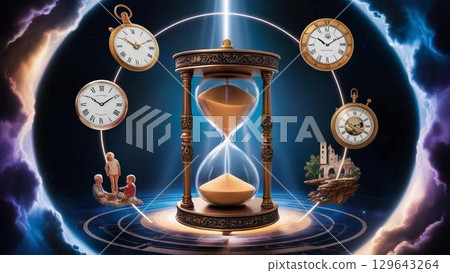 An hourglass that distorts the time axis 129643264