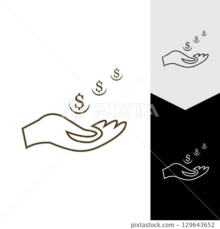 Save money vector icon background 129643652