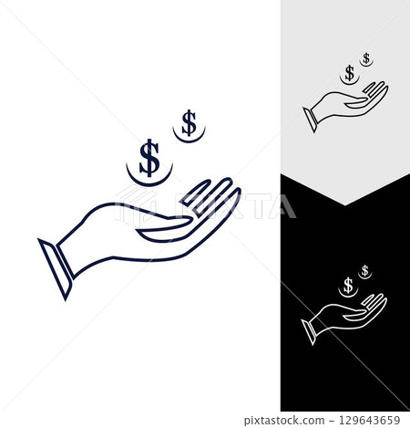 Save money vector icon background 129643659