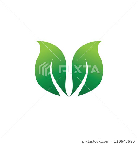 Logos of green Tree leaf ecology nature element vector 129643689