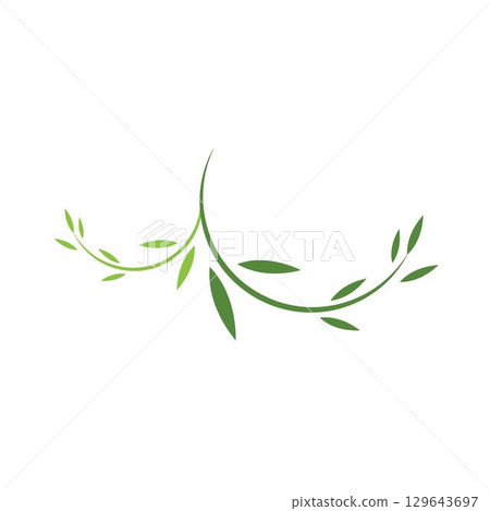 Logos of green Tree leaf ecology nature element vector 129643697