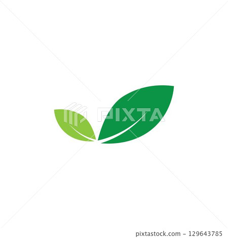 Logos of green Tree leaf ecology nature element vector 129643785