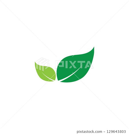 Logos of green Tree leaf ecology nature element vector 129643803
