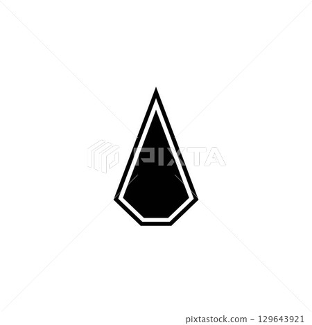 Spear logo vector design template 129643921