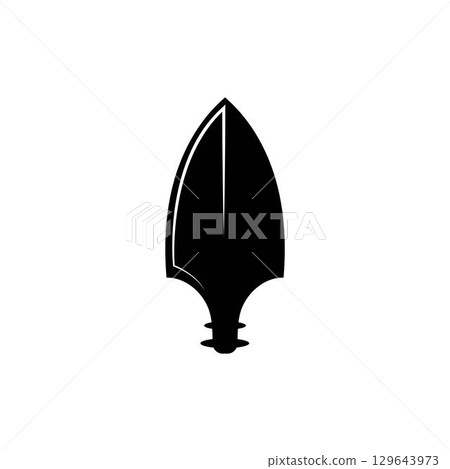 Spear logo vector design template 129643973