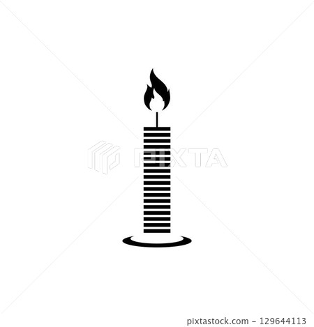 Candle Vectors Illustrations icon background Candle Vectors Illustrations icon background 129644113