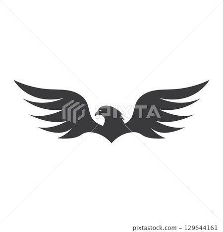 Falcon Eagle Logo Template vector illustration design Falcon Eagle Logo Template vector illustration design 129644161
