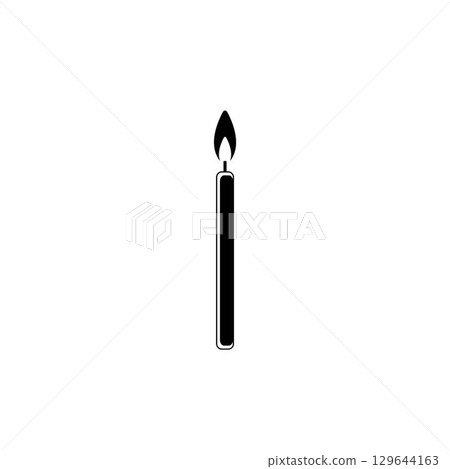 Candle Vectors Illustrations icon background 129644163