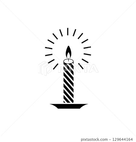 Candle Vectors Illustrations icon background Candle Vectors Illustrations icon background 129644164