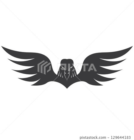 Falcon Eagle Logo Template vector illustration design 129644183