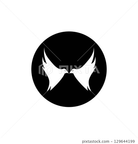 Falcon Eagle Logo Template vector illustration design 129644199