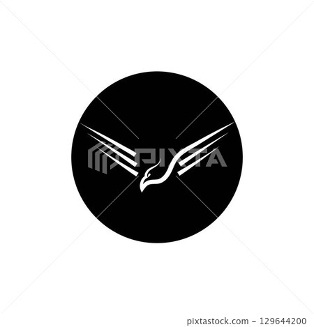 Falcon Eagle Logo Template vector illustration design 129644200