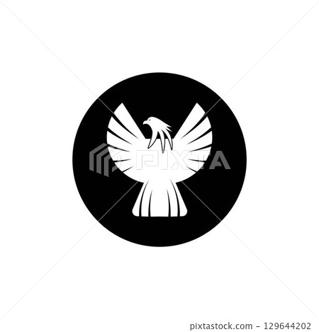 Falcon Eagle Logo Template vector illustration design 129644202