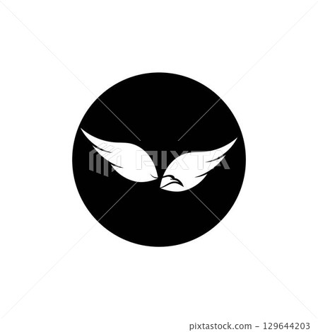 Falcon Eagle Logo Template vector illustration design 129644203