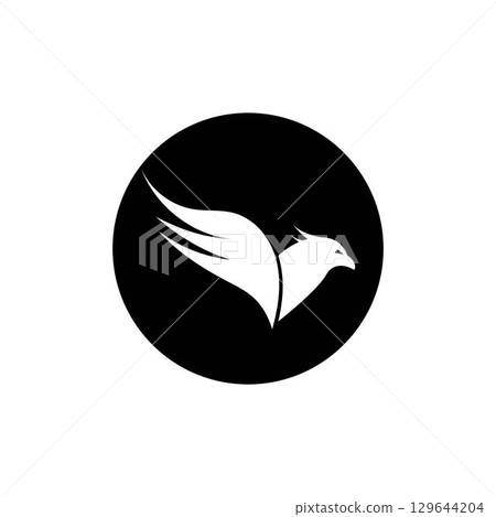 Falcon Eagle Logo Template vector illustration design Falcon Eagle Logo Template vector illustration design 129644204